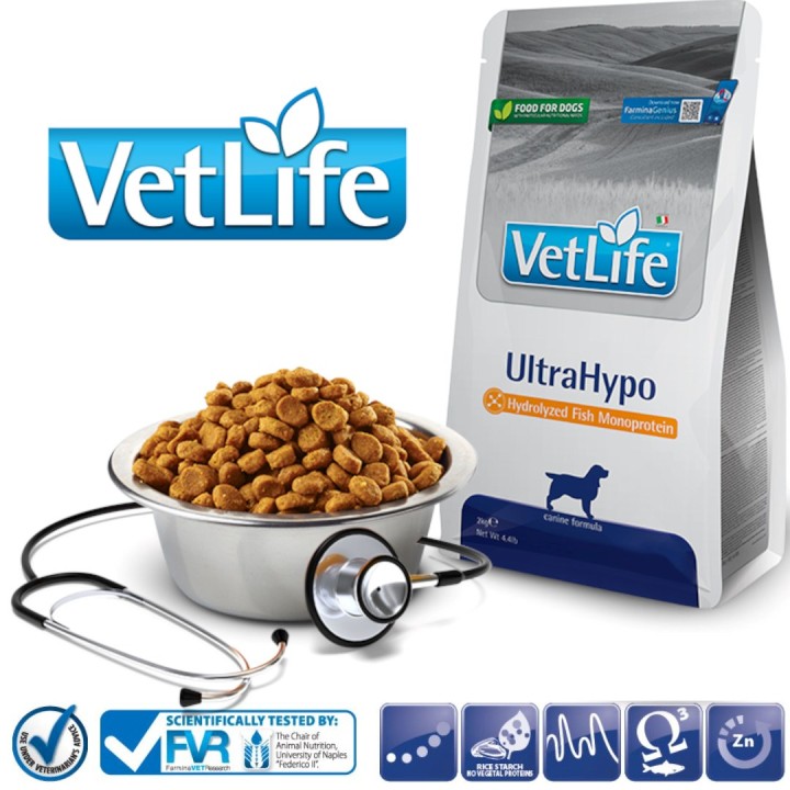 Farmina Cibo per Animali ULTRAHYPO CANINE 2 kg Adult Pesce