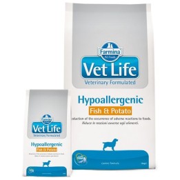 Farmina Vet Life Ipoallergenico Pesce e Patata Cane 12kg