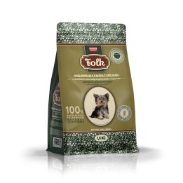 FOLK Razze piccole Tradizionale anatra della Grande Polonia con coniglio mele e origano - cibo secco per cani - 1 6kg