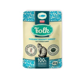 FOLK Gustoso lucci di Kashubia - cibo umido per gatti - 85g
