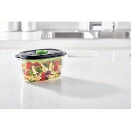 FoodSaver FFC022X contenitore conservazione alimenti scatola ovale 1.2 L nero trasparente 1 pezzo