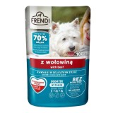 FRENDI Bocconcini in salsa manzo - cibo umido per cani- 100g
