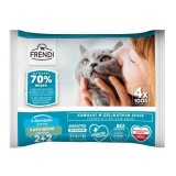 FRENDI Merluzzo e trota in salsa scatola – cibo umido per gatti – 4x100g