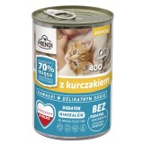 FRENDI Junior con bocconcini di pollo in salsa delicata - cibo umido per gatti - 400g