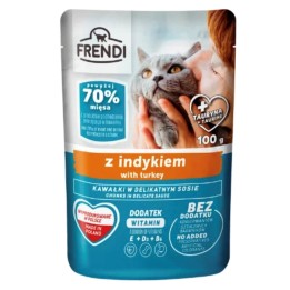 FRENDI Tacchino in salsa - cibo umido per gatti - 100g