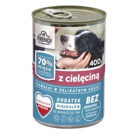 FRENDI con bocconcini di vitello in salsa delicata - cibo umido per cani - 400g