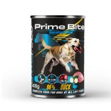 PRIME BITE Monoprotein Anatra con zucchina - cibo umido per cani - 400g
