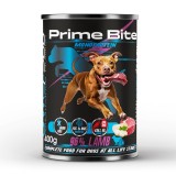 PRIME BITE Monoprotein Agnello con prezzemolo - cibo umido per cani - 400g