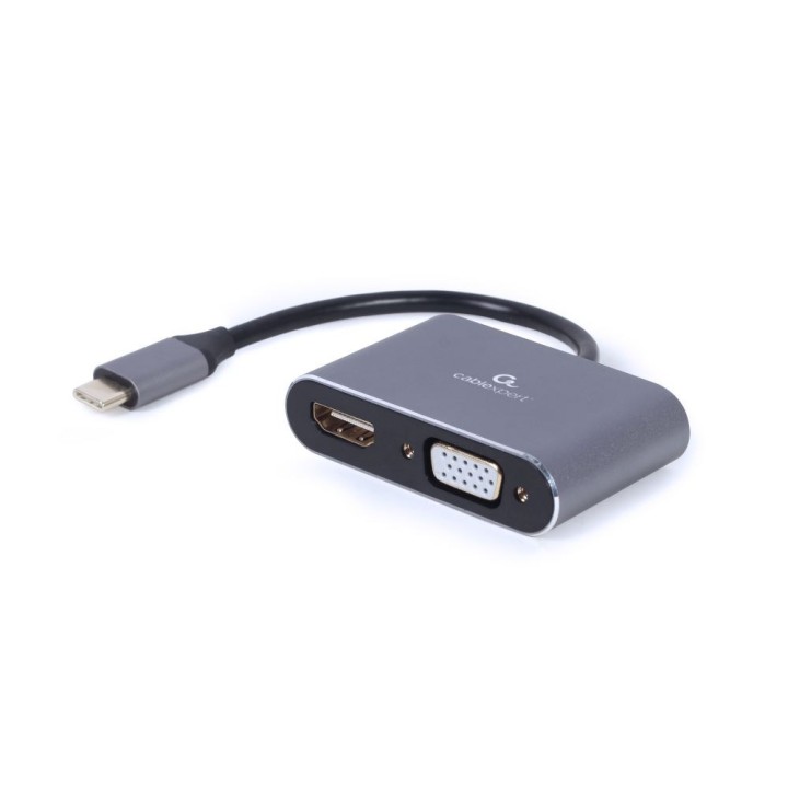 Cablexpert A-USB3C-HDMIVGA-01 USB adattatore grafico grigio