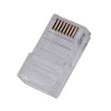 Cablexpert PLUG3UP6/100 connettore a filo 1 trasparente