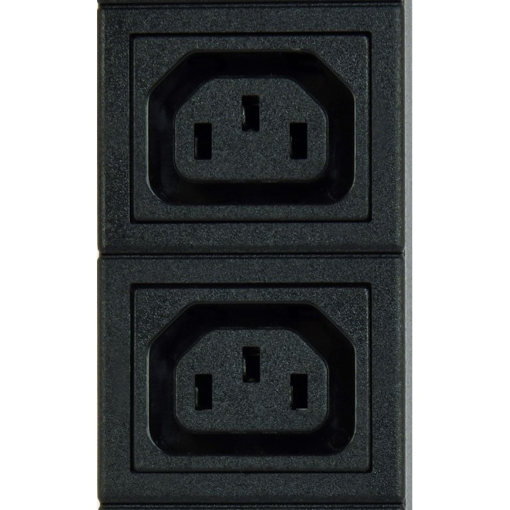 EnerGenie EG-PDU-10C132C19 Unità di distribuzione dell'alimentazione (PDU) 10 pezzi prese C13 1U 16A C20 spina 2 m cavo nero