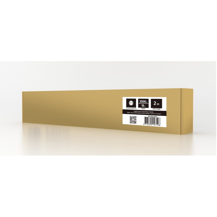 EnerGenie EG-PDU-9F2F Unità di distribuzione dell'alimentazione (PDU) 10 pezzi prese C13 spina 1U 16A C20 cavo 2 m nero