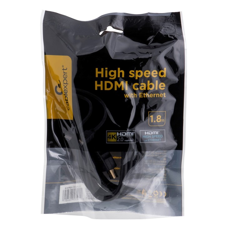 Gembird 1.8m HDMI M/M HDMI cavo HDMI Tipo A (Standard) nero