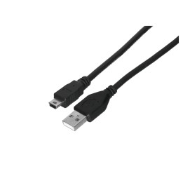 Gembird 1.8m USB 2.0 A/mini-USB M USB cavo USB A Mini-USB B nero