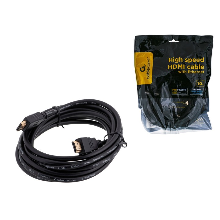 Cavo Gembird 10m HDMI M/M HDMI HDMI Type A (Standard) nero