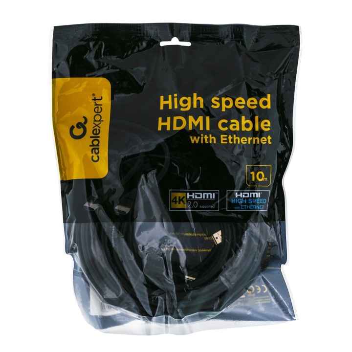 Cavo Gembird 10m HDMI M/M HDMI HDMI Type A (Standard) nero