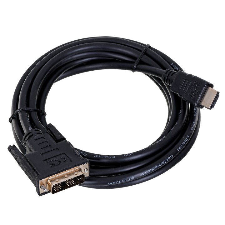 Gembird 3m HDMI/DVI M/M DVI-D nero