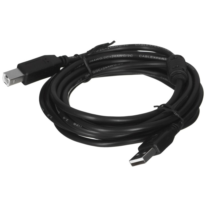 Gembird 3m USB 2.0 A/B M USB cavo USB A USB B nero
