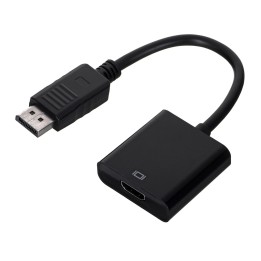 Gembird A-DPM-HDMIF-002 adattatore cavo video 0.1 m DisplayPort HDMI Type A (Standard) nero