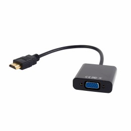Gembird A-HDMI-VGA-03 adattatore cavo video 0.15 m HDMI Type A (Standard) VGA (D-Sub) nero