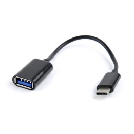 Gembird A-OTG-CMAF2-01 USB cavo 0.2 m USB C USB A nero