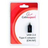 Gembird A-USB2-CMAF-01 adattatore genere cavo USB Type-C USB Type-A nero