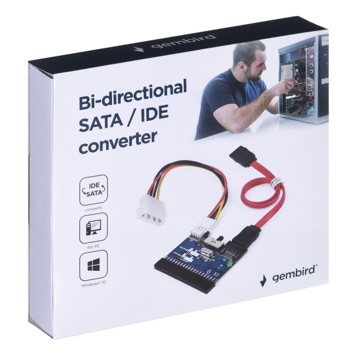 Gembird Bi-directional SATA/IDE convertitore schede interfaccia/adattatore Interno