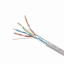 Gembird CAT5e FTP 100m cavo di rete grigio F/UTP (FTP)