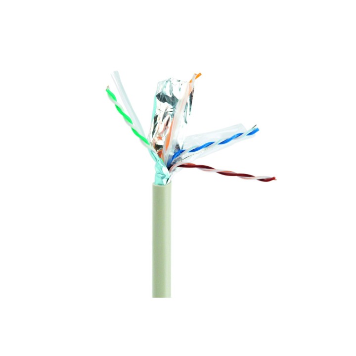 Gembird CAT6 FTP 100m cavo di rete grigio F/UTP (FTP)