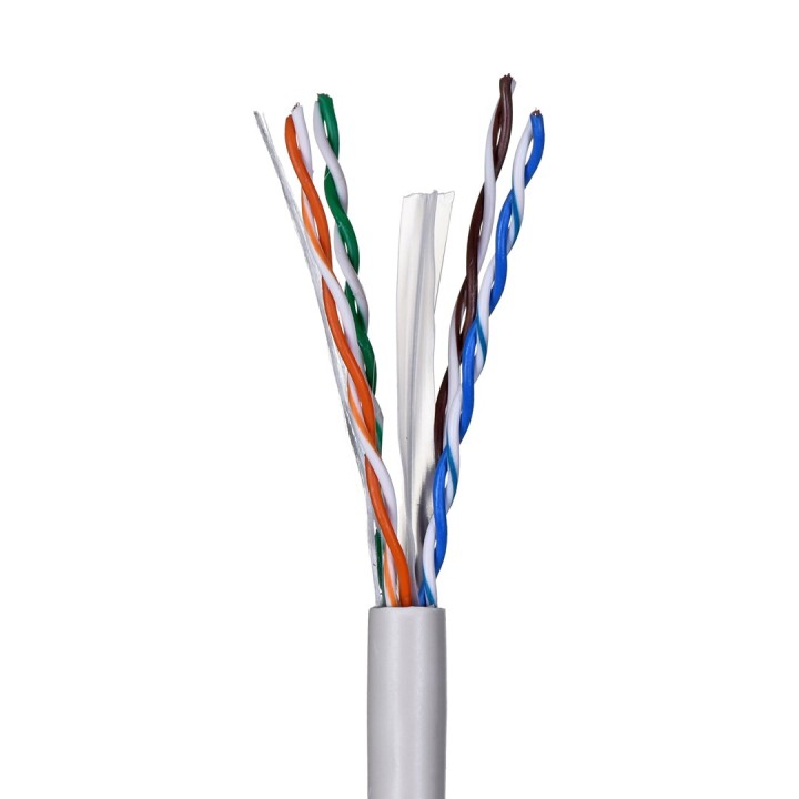 Gembird CAT6 UTP 100m cavo di rete grigio U/UTP (UTP)