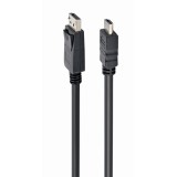 Cavo Gembird CC-DP-HDMI-3M DisplayPort a HDMI (non bidirezionale) 3m nero