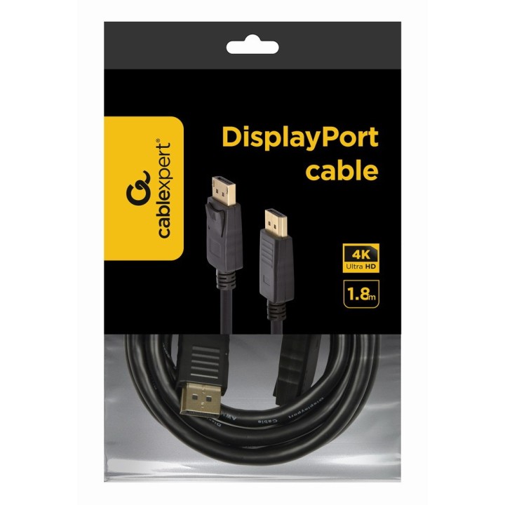 Gembird CC-DP2-6 DisplayPort cavo 1.8 m nero