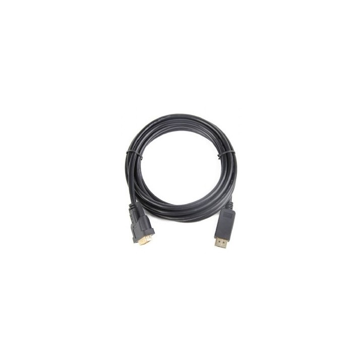 Gembird CC-DPM-DVIM-6 adattatore cavo video 1.8 m DisplayPort DVI nero