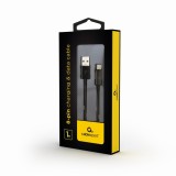 Gembird CC-USB2-AMLM-1M cavo lightning nero