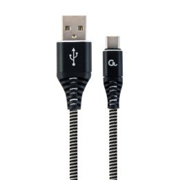 Gembird CC-USB2B-AMCM-2M-BW USB cavo USB 2.0 USB A USB C nero bianco