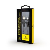Gembird CC-USB2B-AMCM-2M-BW USB cavo USB 2.0 USB A USB C nero bianco