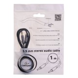 Gembird CCAP-444-1M cavo audio 3.5mm nero