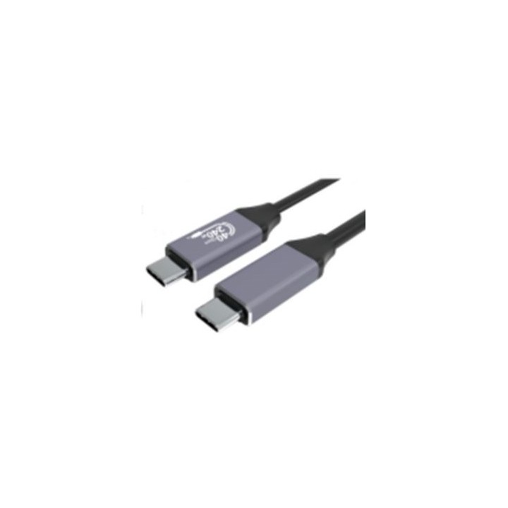 Gembird CCBP-USB4-CMCM240-1.5M Premium USB 4 Type-C cavo di ricarica e trasmissione dati 40 Gbps 240 W 1.5m