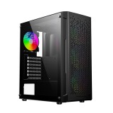 Gembird CCC-FC-400X Case per PC gaming ARGB Fornax 400X nero