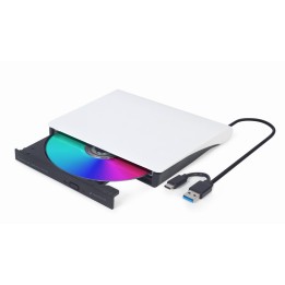 Unità USB DVD esterna Gembird DVD-USB-031-BW bianco-nero