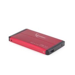 Gembird EE2-U3S-2-R custodia per unità di archiviazione 2.5 HDD rosso
