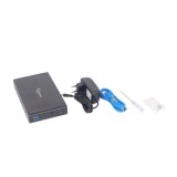 Gembird EE3-U3S-3 enclosure per unità di archiviazione HDD nero 3.5