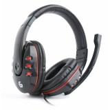 Gembird GHS-402 cuffie/headset cablate fascia gaming nero