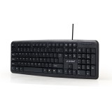 Gembird KB-U-103 tastiera USB US inglese nero