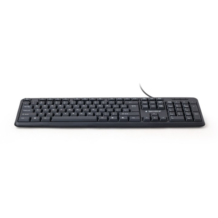 Gembird KB-U-103 tastiera USB US inglese nero
