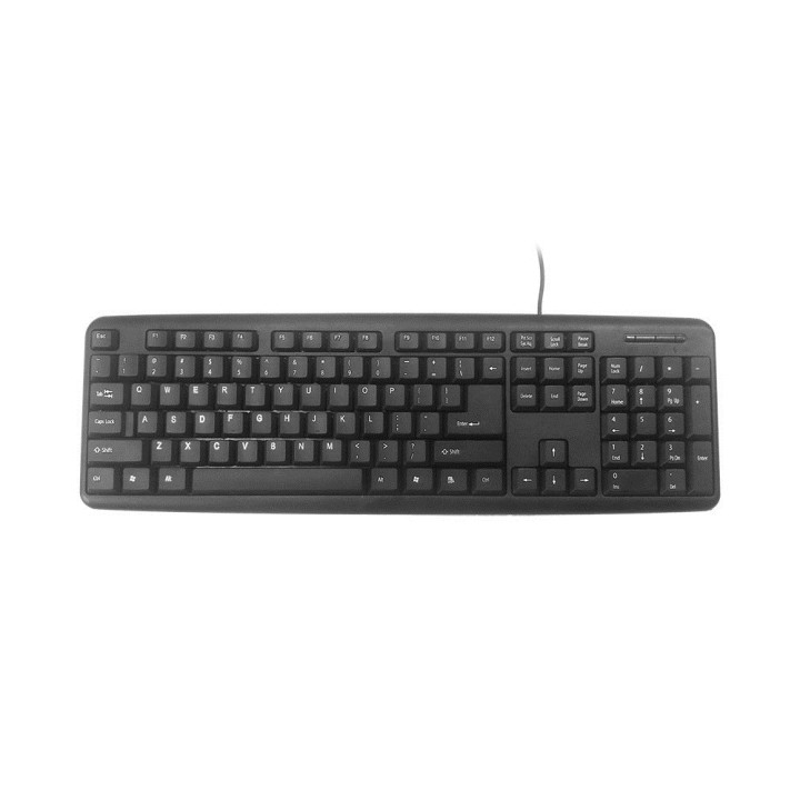 Gembird KB-U-103 tastiera USB US inglese nero