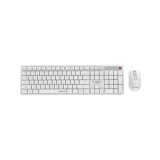Gembird KBS-WMS-01-W Set da scrivania wireless Silent key Pro Business bianco US layout