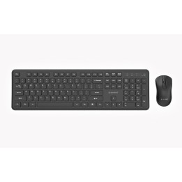 Gembird KBS-WPS-01 Set wireless da scrivania Slim Pro Business nero layout US
