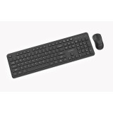 Gembird KBS-WPS-01 Set wireless da scrivania Slim Pro Business nero layout US