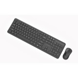 Gembird KBS-WPS-01 Set wireless da scrivania Slim Pro Business nero layout US